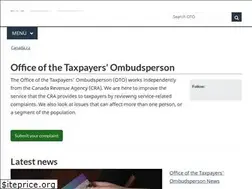 Sites similar to taxpayersrights.gc.ca