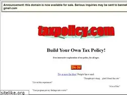 Sites similar to taxpolicy.com