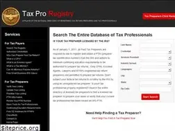 Sites similar to taxproregistry.com