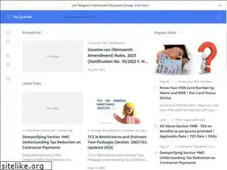 Sites similar to taxqueries.in