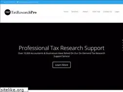 Sites similar to taxresearchpro.com