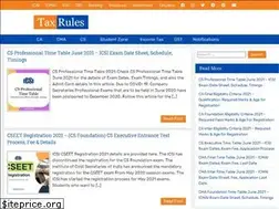 Sites similar to taxrules.in