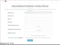 Sites similar to taxsolution.hu