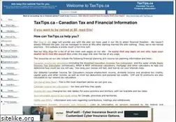 Sites similar to taxtips.ca