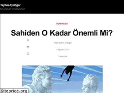 Sites similar to tayfunaydogar.com
