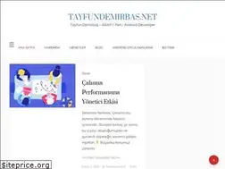 Sites similar to tayfundemirbas.net