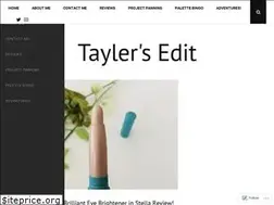 Sites similar to taylersedit.com