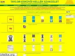 Sites similar to taylor-eskuvoikellek.hu