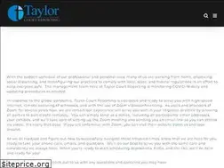 Sites similar to taylorcourtreporters.com