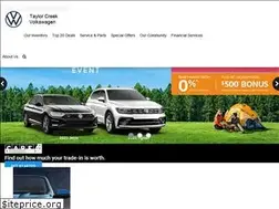 Sites similar to taylorcreekvw.com