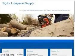 Sites similar to taylorequipmentsupply.com