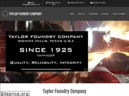 Sites similar to taylorfoundry.com