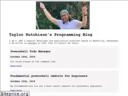 Sites similar to taylorhutchison.github.io