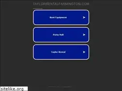 Sites similar to taylorrentalfarmington.com