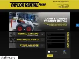 Sites similar to taylorrentalplano.com