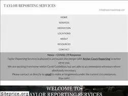 Sites similar to taylorreporting.com
