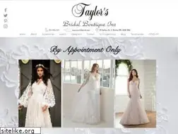 Sites similar to taylorsbridal.com