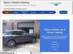 Sites similar to taylorsmobilevaleting.co.uk