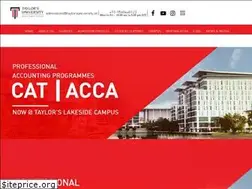 Sites similar to taylorsuniversity.in
