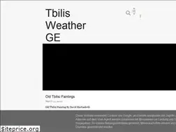 Sites similar to tbilisiweatherge.blogspot.com