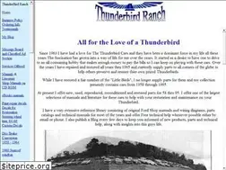 Sites similar to tbirdranch.com