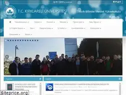 Sites similar to tbmyo.kirklareli.edu.tr