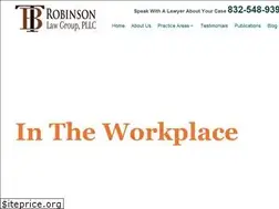 Sites similar to tbrobinsonlaw.com