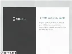 Sites similar to tcgeditor.com