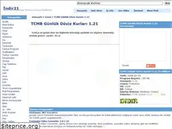 Sites similar to tcmb-gunluk-doviz-kurlari-1-21-indir.indir21.com