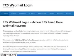 Sites similar to tcswebmail.co