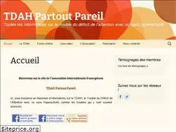 Sites similar to tdah-partout-pareil.info