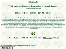 Sites similar to tdim.de
