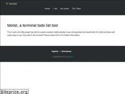 Sites similar to tdolist.de