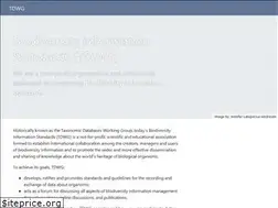 Sites similar to tdwg.org