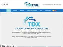 Sites similar to tdxperu.com