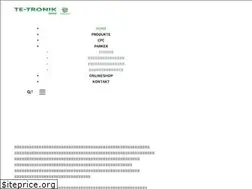 Sites similar to te-tronik.info