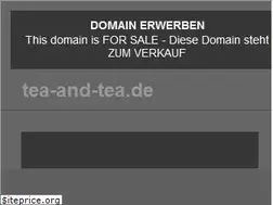 Sites similar to tea-and-tea.de