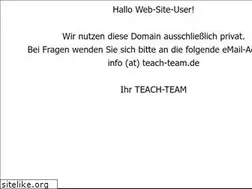 Sites similar to teach-team.de