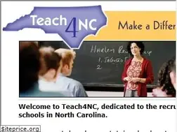 Sites similar to teach4nc.org