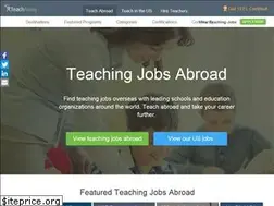 Sites similar to teachaway.com