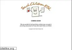 Sites similar to teachchildrenesl.com