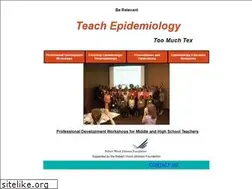 Sites similar to teachepidemiology.org