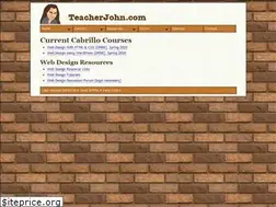 Sites similar to teacherjohn.com