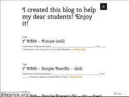 Sites similar to teachermara.wordpress.com