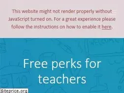 Sites similar to teacherperks.co.uk