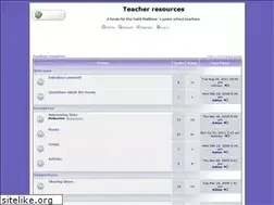 Sites similar to teacherresources.forumotion.net