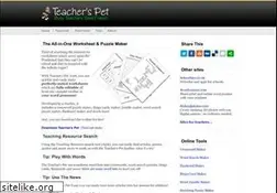 Sites similar to teachers-pet.org