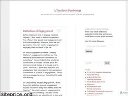 Sites similar to teacherspondering.wordpress.com