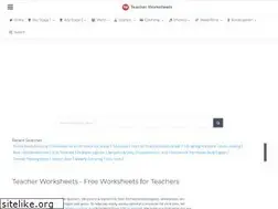 Sites similar to teacherworksheets.co.uk