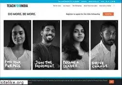 Sites similar to teachforindia.org